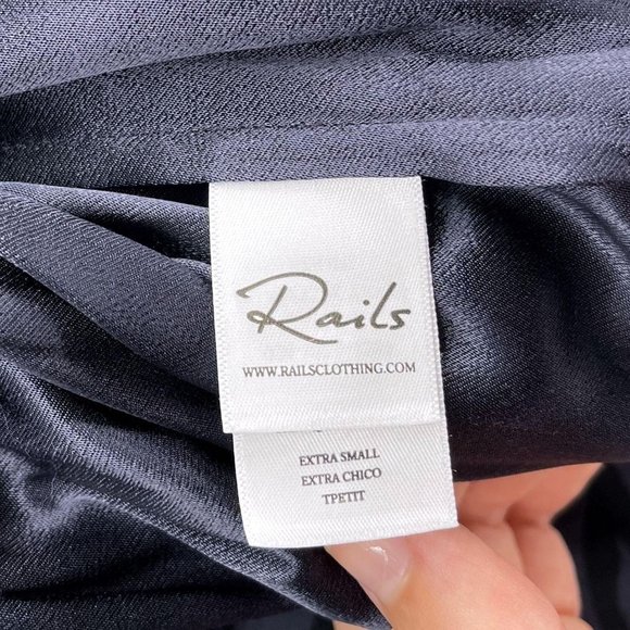 Rails Charcoal Callan Tiger Stipe Belted Jumpsuit - Picture 8 of 10